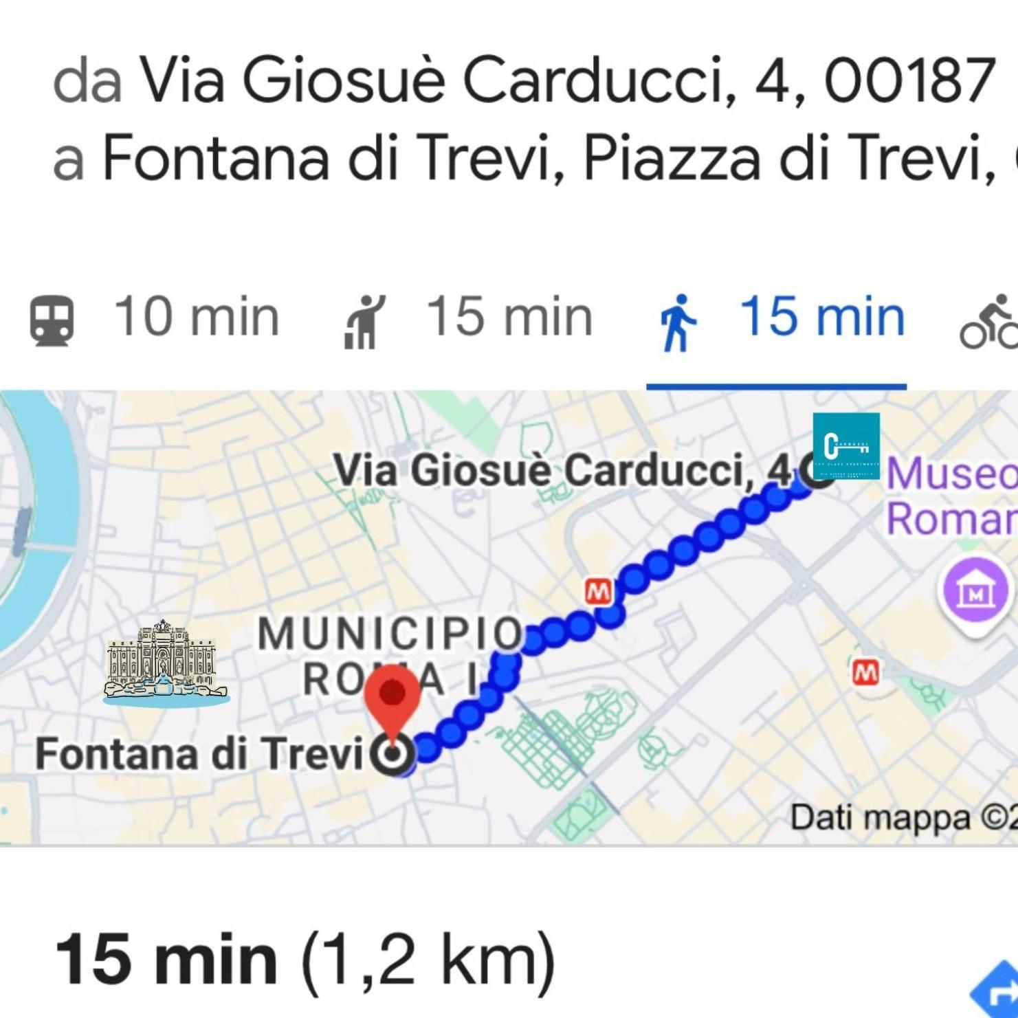 C3 Top Class Apartment, 2 Camere Da Letto, 2 Bagni, Giardino Distante 15 Minuti A Piedi Da Fontana Di Trevi Roma Exterior foto